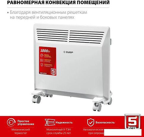 Конвектор ZUBR КЭМ-1000