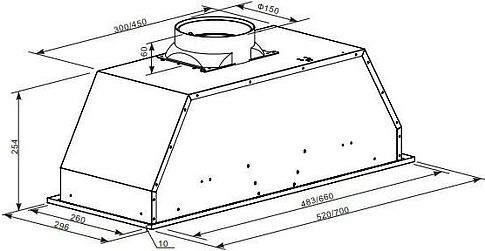 Кухонная вытяжка Oasis (Making Oasis Everywhere) UM-70W