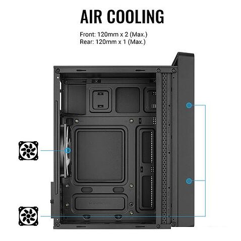 Корпус AeroCool CS-109-G-BK-v1