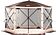 Кемпинговая палатка Wild Land Hub screen house 600 920003-0004-0024.SET (коричнево-бежевый, со стенками)