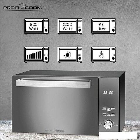 Микроволновая печь ProfiCook PC-MWG 1204