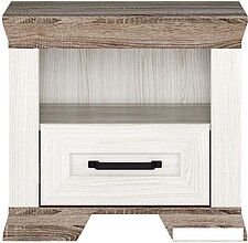 Тумба Black Red White Marselle KOM1S (ясень снежный/дуб сонома темный) Тумба Black Red White Marselle KOM1S (ясень снежный/дуб сонома темный)