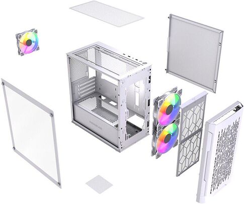 Корпус Powercase Mistral Micro D3W ARGB V2 CMMDW-A3-V2