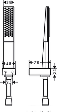 Душевой гарнитур Hansgrohe Rainfinity 100 1jet 26856000