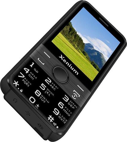 Телефон Xenium X800 (черный/серый)