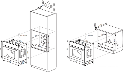 Электрический духовой шкаф Hansa BOEW681621