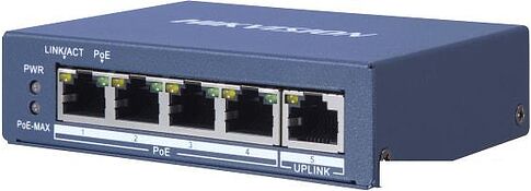 Коммутатор Hikvision DS-3E0505P-E