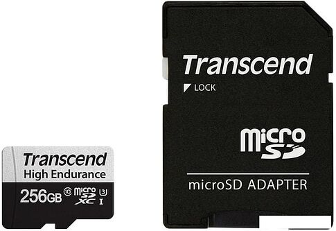 Карта памяти Transcend microSDXC TS256GUSD350V 256GB (с адаптером)