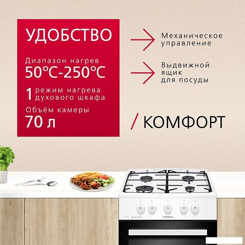 Кухонная плита Hansa FCGW510009H