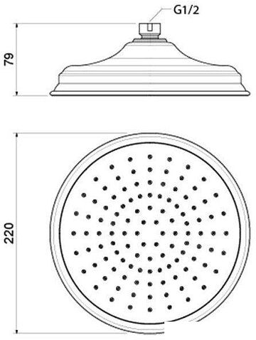 Душевая лейка Aquatek Классик AQ2088CR