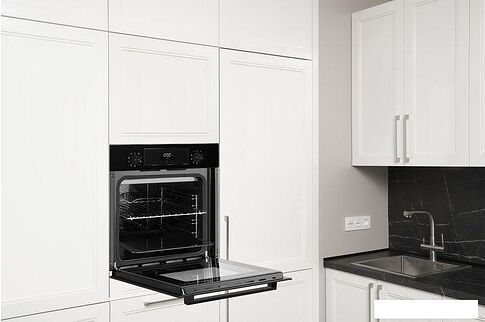 Электрический духовой шкаф Weissgauff EOV 306 SB Black Edition