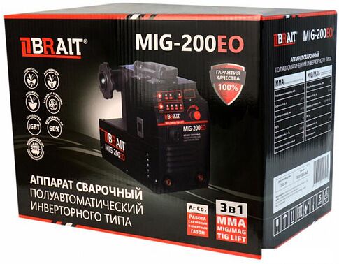 Сварочный инвертор Brait MIG-200EO 18.01.033.043