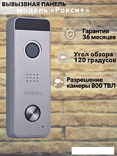 Вызывная панель Arsenal Рокси + (серебристый)