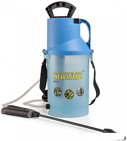 Ручной опрыскиватель Matabi Berry 7 (5 л, голубой)