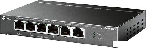 Неуправляемый коммутатор TP-Link TL-SG1006PP V1