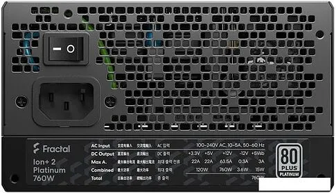 Блок питания Fractal Design Ion+ 2 Platinum 760W FD-P-IA2P-760