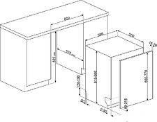 Посудомоечная машина Smeg ST323PM