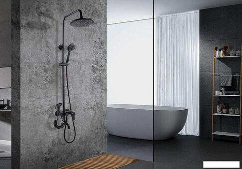 Душевая система  PLstart PL2403-7 (черный)