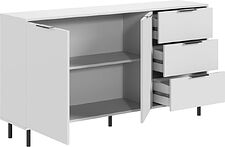 Тумба Mio Tesoro Rimini KOM2D3S/150 (белый/белый)