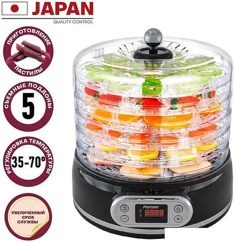 Сушилка для овощей и фруктов Pioneer FD807D