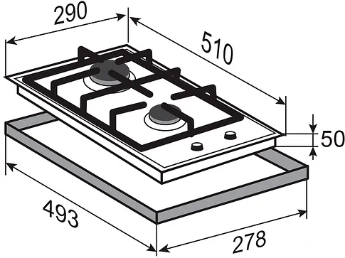 Варочная панель Zigmund & Shtain G 14.3 S