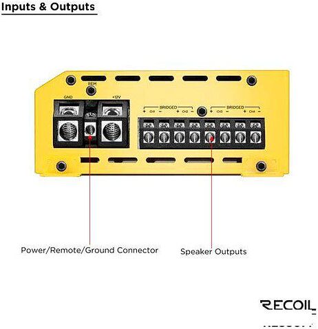 Автомобильный усилитель Recoil RL880.4