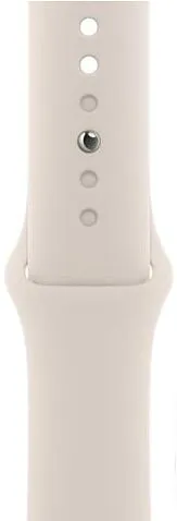 Умные часы Apple Watch Series 9 41 мм (алюминиевый корпус, звездный свет/звездный свет, спортивный силиконовый ремешок M/L)