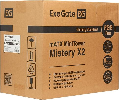 Корпус ExeGate Mistery X2 EX294382RUS