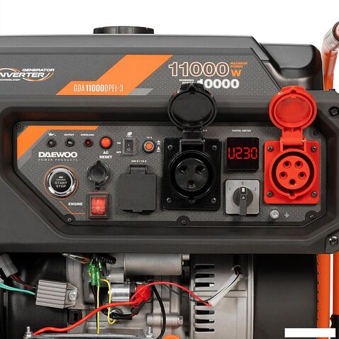 Бензиновый генератор Daewoo Power GDA 11000DPEi-3