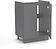 Шкаф напольный Артём-Мебель Мэри 600мм СН-114.212 (серый графит)