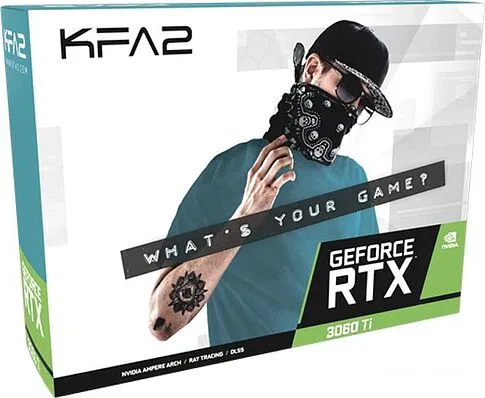 Видеокарта KFA2 GeForce RTX 3060 Ti GDDR6X SG 1-Click OC Plus Updated Ver. 36ISM6MD1GSK