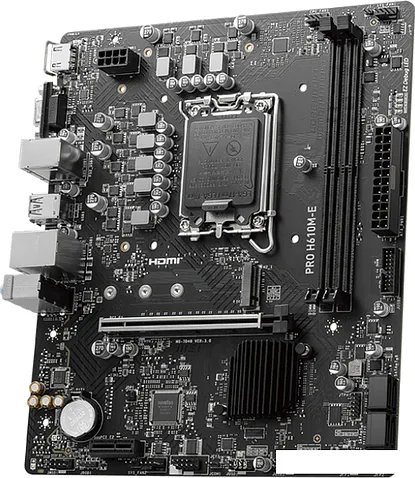 Материнская плата MSI PRO H610M-E