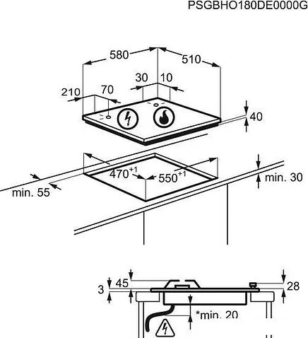 Варочная панель Electrolux EGG6407K
