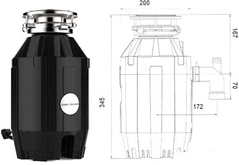 Измельчитель пищевых отходов Bone Crusher BC 810