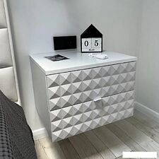 Тумба Shtabe Simple 7002 эко (травертин/белый)