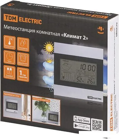 Монитор качества воздуха TDM Electric Климат 2 SQ4006-0002