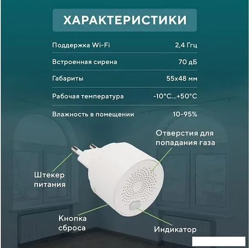 Датчик Securic Wi-Fi SEC-S-201W