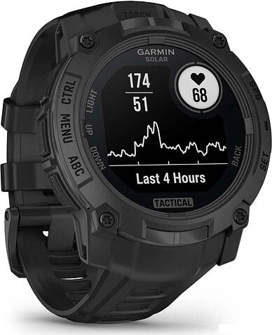 Умные часы Garmin Instinct 3 Solar Tactical Edition 50 мм (черный)