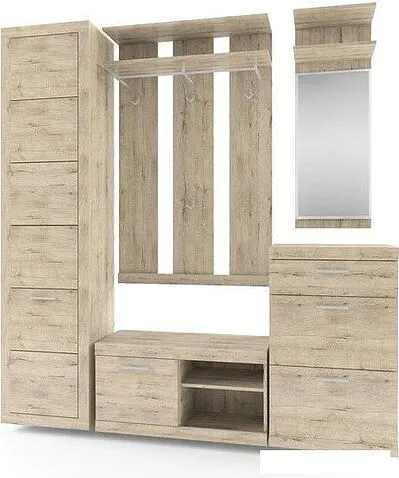 Тумба Anrex Oskar 1D2N Дуб Санремо