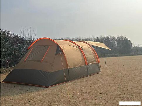 Кемпинговая палатка LanYu 1125 (коричневый/желтовато-коричневый/оранжевый)