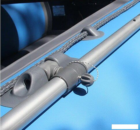 Моторно-гребная лодка Leader Boats Тайга 320-М (серо-синий)