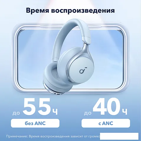 Наушники Anker Soundcore Space One (голубой)