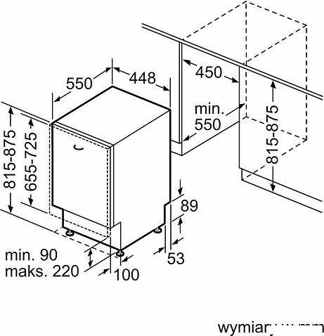 Встраиваемая посудомоечная машина Bosch Serie 4 SPV4EKX25E