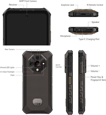 Телефон Ulefone Armor X16 6GB/128GB (серый)