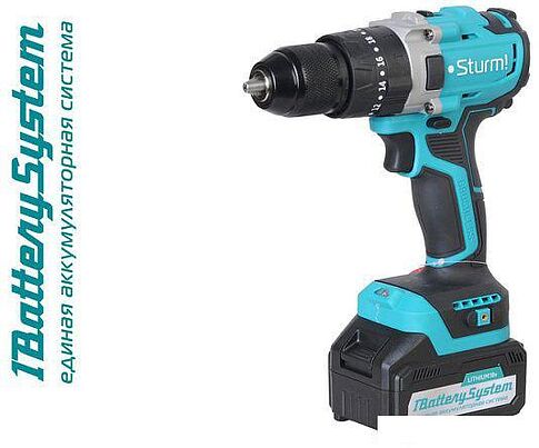 Ударная дрель-шуруповерт Sturm CD2080I (с 2-мя АКБ, кейс)