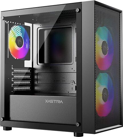 Корпус XASTRA A305M 3FRGB (черный)