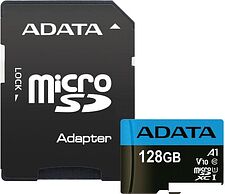 Карта памяти A-Data Premier AUSDX128GUICL10A1-RA1 microSDXC 128GB (с адаптером) Карта памяти A-Data Premier AUSDX128GUICL10A1-RA1 microSDXC 128GB (с адаптером)