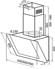 Кухонная вытяжка MAUNFELD Wind 60 (белый)
