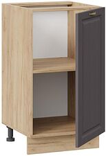 Шкаф напольный Трия Лина 1Н45 (дуб крафт золотой/графит)