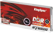 Оперативная память KingSpec Storm 8ГБ DDR5 4800 МГц KS4800D5M11016G Оперативная память KingSpec Storm 8ГБ DDR5 4800 МГц KS4800D5M11016G